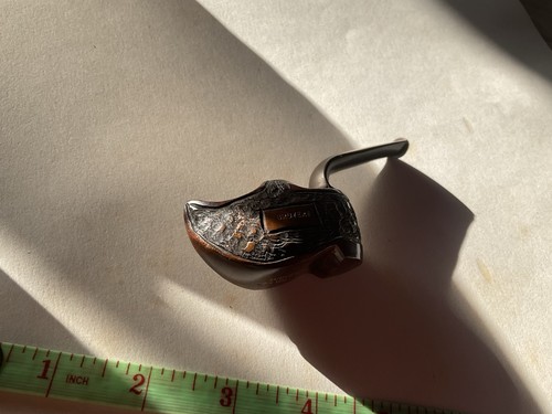 Antique wooden dutch clog mini - wooden,