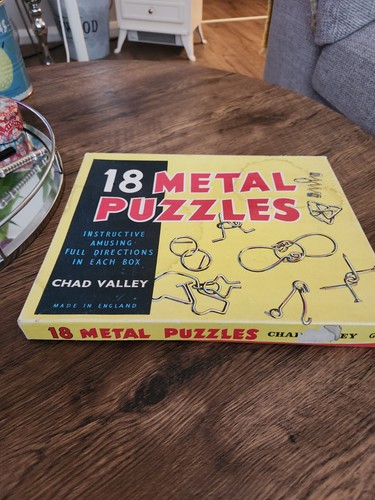 Vintage metal puzzles - vintage,