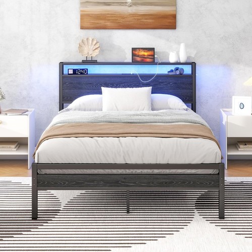 4ft double bed frame - frame, storage