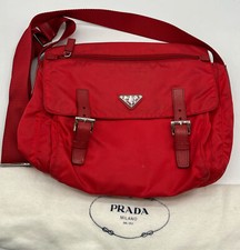 Prada Red Rosso Vela Nylon +