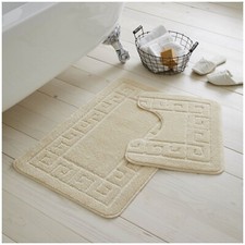 JACQUARD GREEK BATH MAT