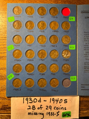Coin page 3 1930 - of, 1940