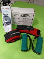 Reebok Ankle/Wrist & Hand Weight Set 0.5kg Hand Weights. 1.0kg Ankle/Wrist