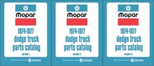 Dodge Truck Parts Book 1974