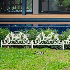 4x Decorative Garden Fences