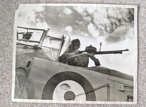 Large original ww2 press photo - original,
