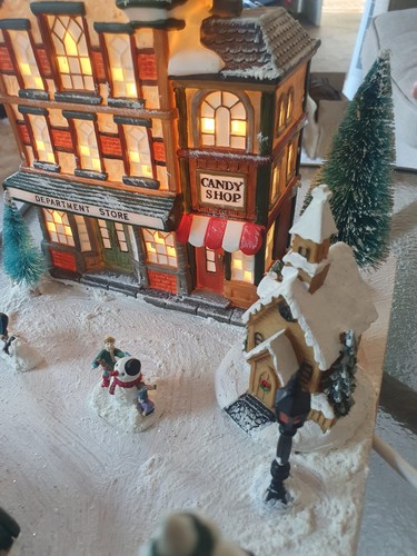Christmas village light - , up
