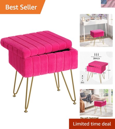 Elegant rose faux fur - rose, vanity