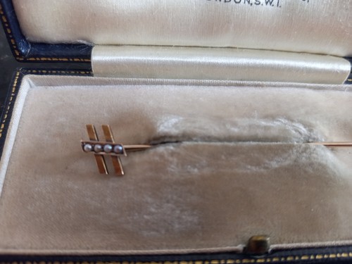 Antique men tie stick pin - antique,