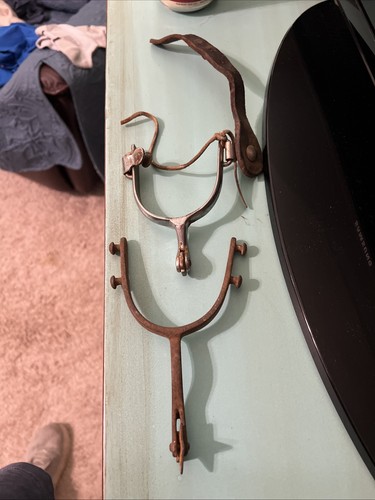 Vintage cowboy spurs unbranded - cowboy,