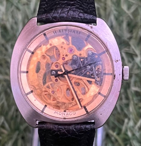 Waltham monaco hand wound - waltham, hand-wound