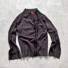 Gothic Multi Zipper Ribbed Sweater Tripp NYC Mad Punk Zone Bleue Vibe