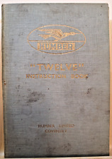 HUMBER 'TWELVE' Instruction Book 1935