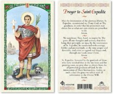 ST EXPEDITE PRAYER CARDS- PRAYER TO 25/PKG, LAMINATED