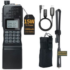 Baofeng Ar-152 15watt Vhf/uhf Military Ham Two Way Radio&case&cable&48cm Antenna