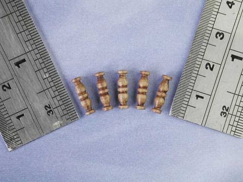 Walnut double pillar 12mm - walnut,
