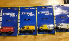 Corgi 4pc  Ford Transit 1/64 Scale  aa Michelin tarmac James irlam diecast 