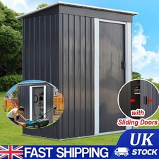5 x 3ft Metal Garden Shed