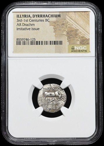 Ancient greek silver coin - ancient,