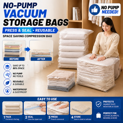 Pump vacuum storage - vacuum, bags