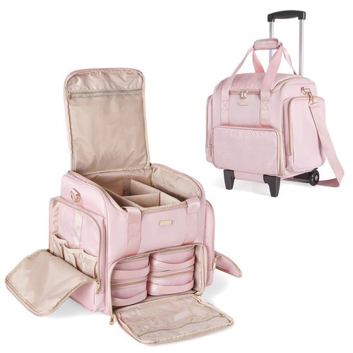 Rolling makeup case with - makeup, 4