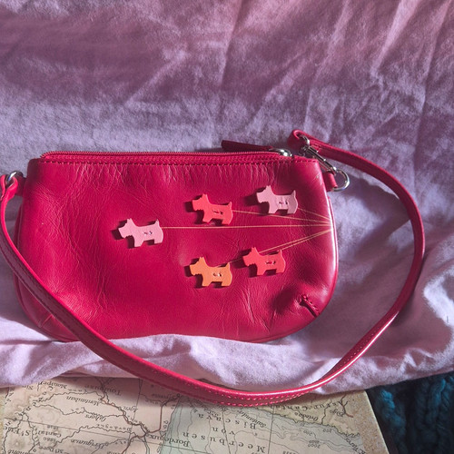 Radley pink leather - radley, dog