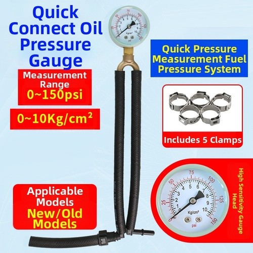 Fuel pressure gauge 150 psi - fuel, 0