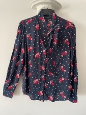 M&S Smart Dark Blue Floral