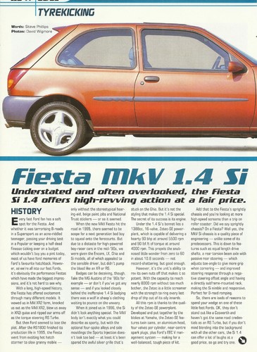 Ford fiesta original uk - ford, si