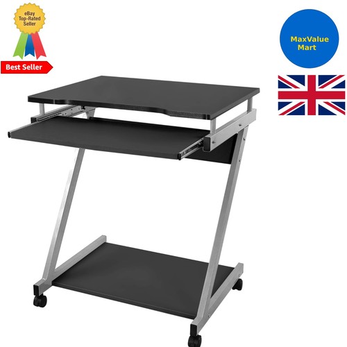 Stylish black writing desk - black,