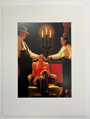 Jack vettriano mounted print - jack,