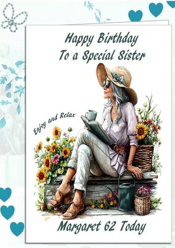 Personalised birthday card