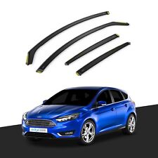 Ford Focus MK3 2011-2018 5 Door Saloon/Hatchback Wind Deflectors 4pc Tinted