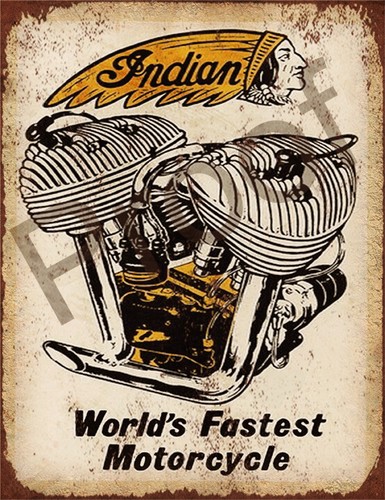 Indian motorcycle s1103 sign - indian,