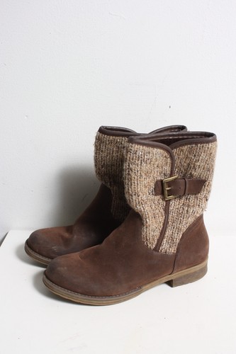 Womens brown leather cowboy - tu,