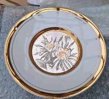 Vintage Floral Porcelain Plate