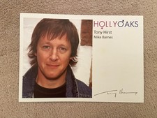 TONY HIRST     (HOLLYOAKS) PRESIGNED CAST CARD
