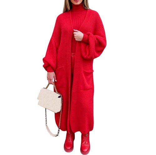 Women waffle knitted oversized - women,