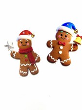 2x Christmas Gingerbread Man