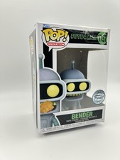 FUNKO POP  SPECIALTY SERIES TV FUTURAMA BENDER 1757 Glow In the Dark Collectable