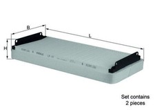 Interior Air Filter MAHLE Fits