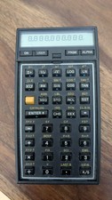 HP 41C Black Classic Programmable RPN Scientific Calculator with case