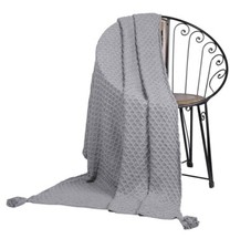Home Knitted Throw Blanket