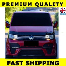 VW T6 T6.1 TRANSPORTER 2015+ BONNET WIND STONE DEFLECTOR GUARD PROTECTOR BRA