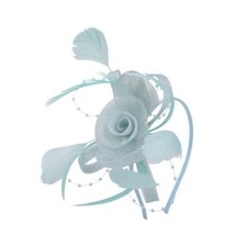 Women Looped Sinamay Flower