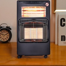 BLACK 4.2KW GAS BUTANE FIRE
