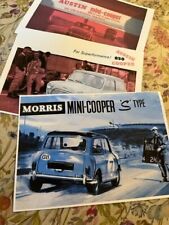 Mini Cooper  Car Sales Brochures x7  From the 60's Copies