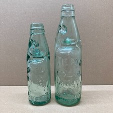 2 X Antique Codd Bottles The