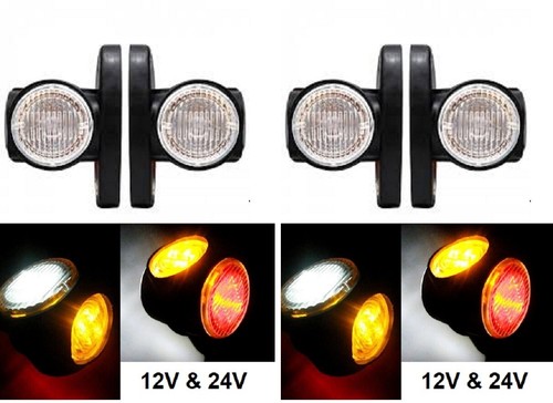24v side led marker - 4x,