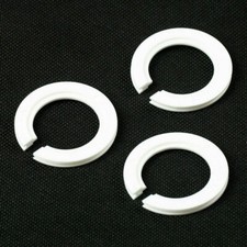 3 Pcs White E27 To E14 Lampshade Light Shade Collar Ring Adaptor Bulb Holder UK